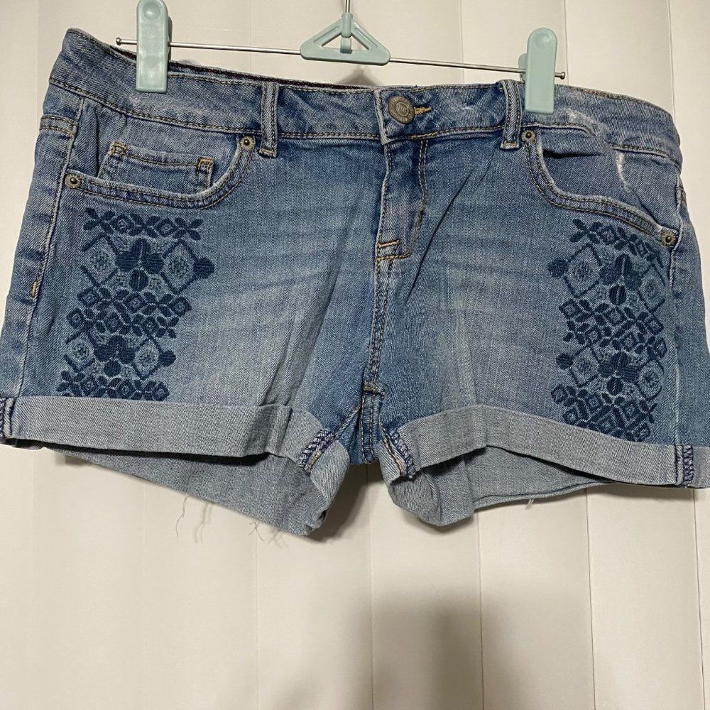 Aeropostale midi denim blue jeans - Picture 3 of 7